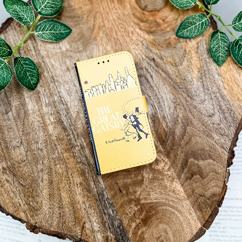 Book Phone Case (The Great Gatsby, yellow)