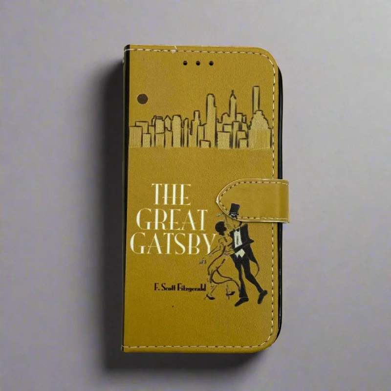 Book Phone Case (The Great Gatsby, yellow)