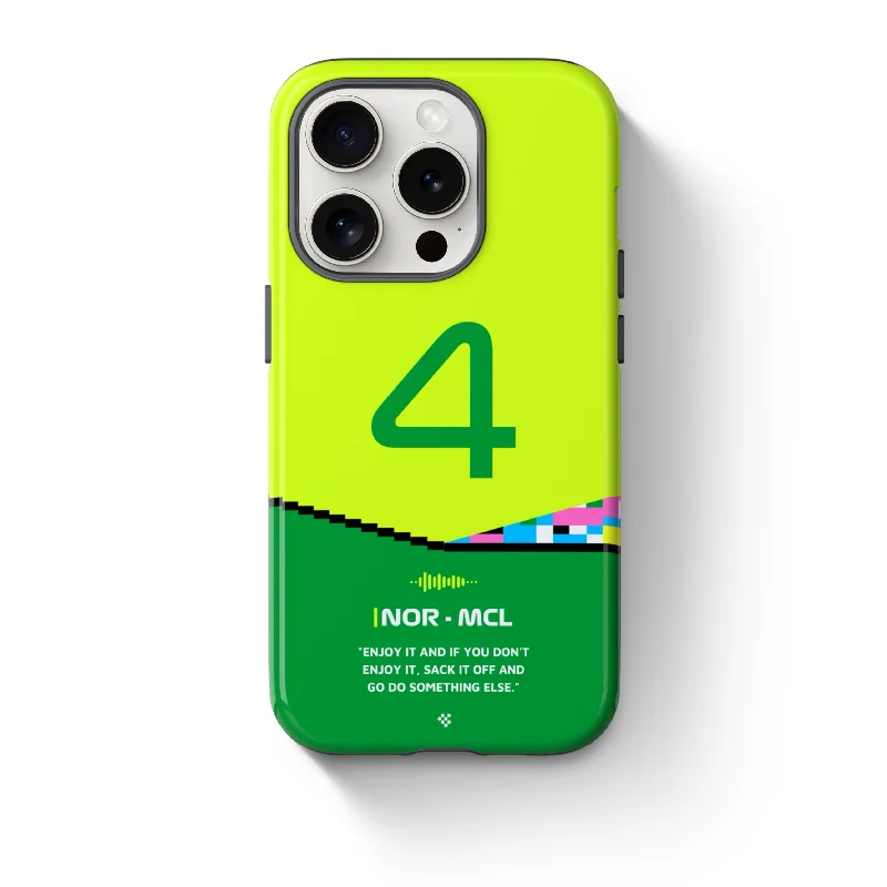 Lando Norris Silverstone Helmet Phone Case | Helmets 2024