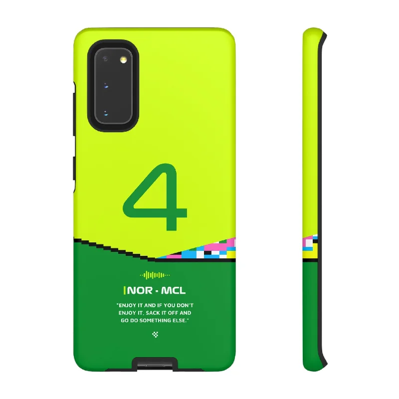 Lando Norris Silverstone Helmet Phone Case | Helmets 2024