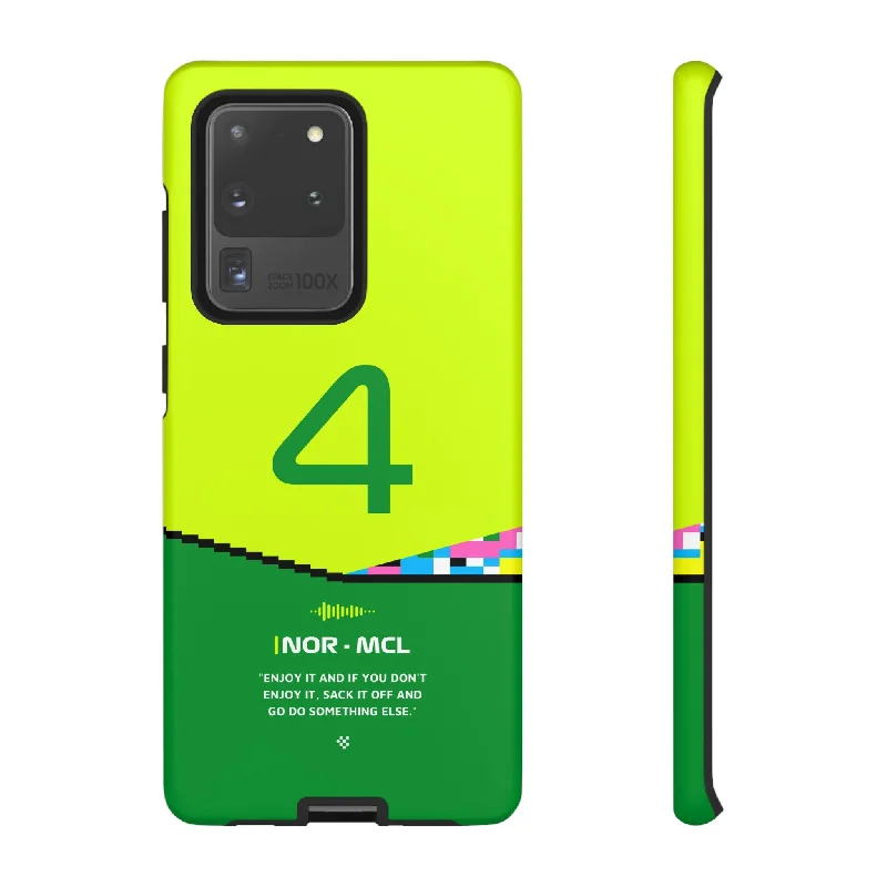 Lando Norris Silverstone Helmet Phone Case | Helmets 2024