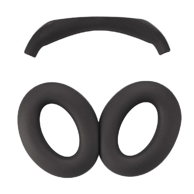 1 Pair silicone earpads and head band for BOSE headphones - Black