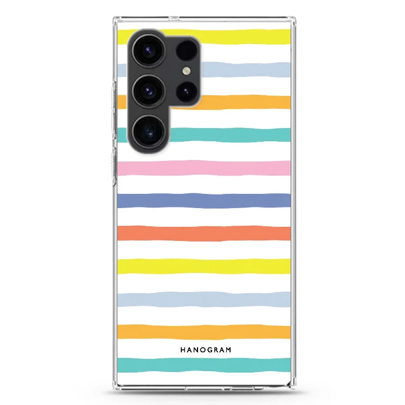 Colourful Line Samsung Galaxy 水晶透明保護殼