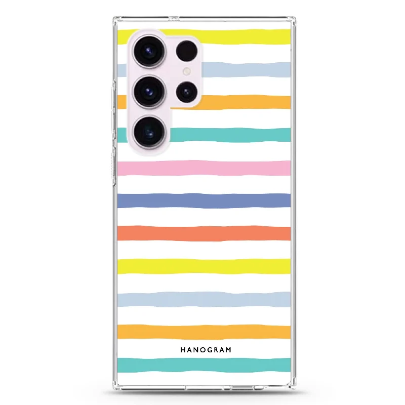 Colourful Line Samsung Galaxy 水晶透明保護殼