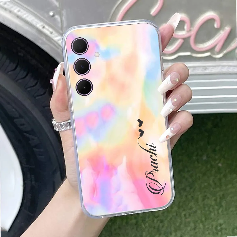 Customized Rainbow Silicon Case For Samsung